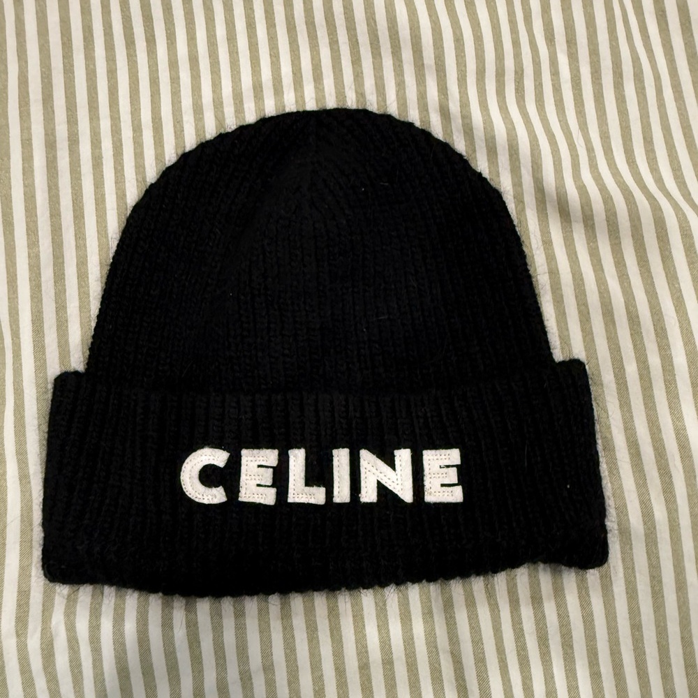 Black Wool Beanie